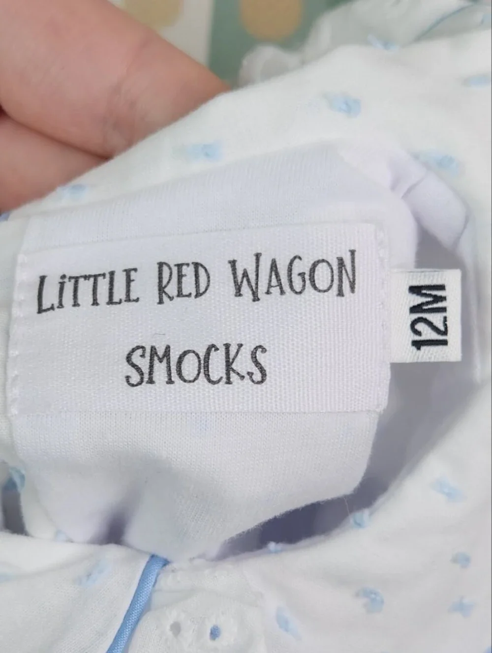 Little red wagon smocks soft one